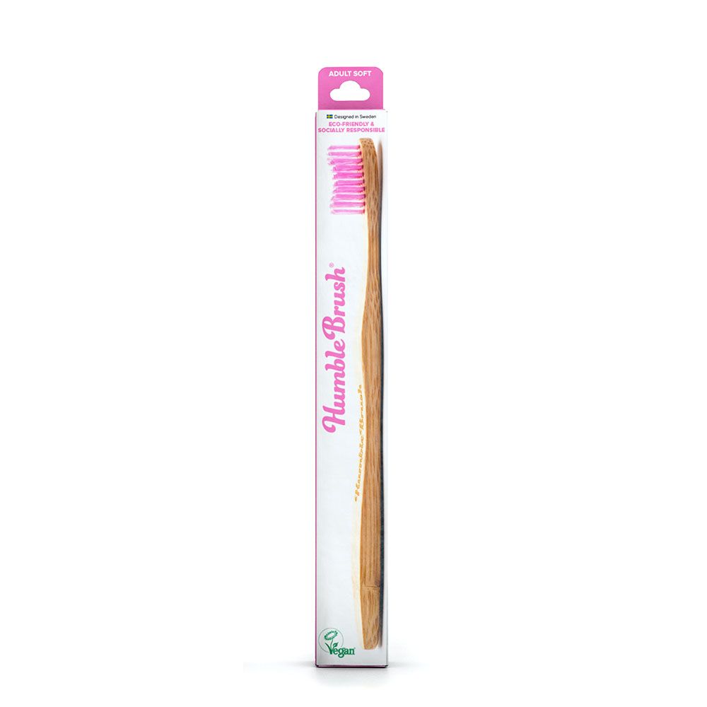 The Humble Co. Humble Brush Adult Purple Soft Toothbrush 89004S - Easy Pharmacy LLC
