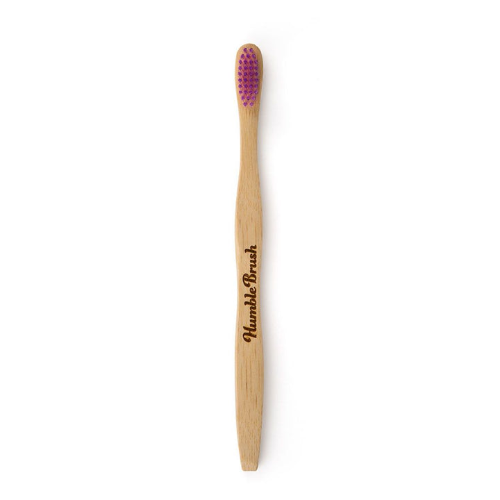The Humble Co. Humble Brush Adult Purple Medium Toothbrush 89004M - Easy Pharmacy LLC
