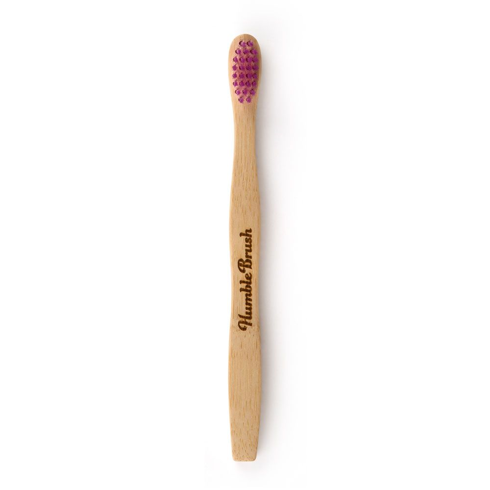 The Humble Co. Humble Brush Kids Purple Ultrasoft Toothbrush 89024US - Easy Pharmacy LLC