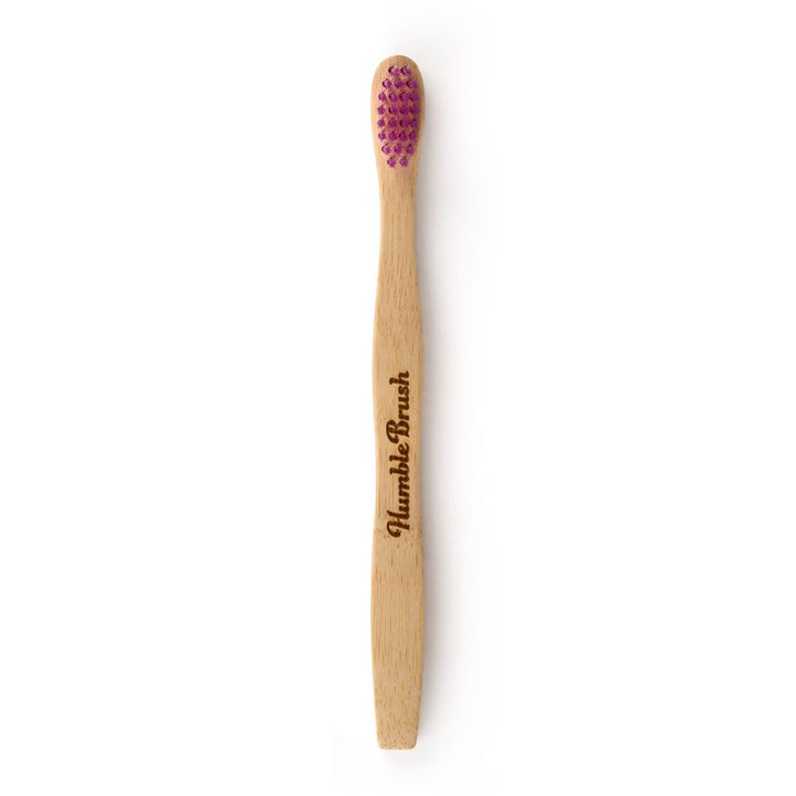 The Humble Co. Humble Brush Kids Purple Ultrasoft Toothbrush 89024US - Easy Pharmacy LLC