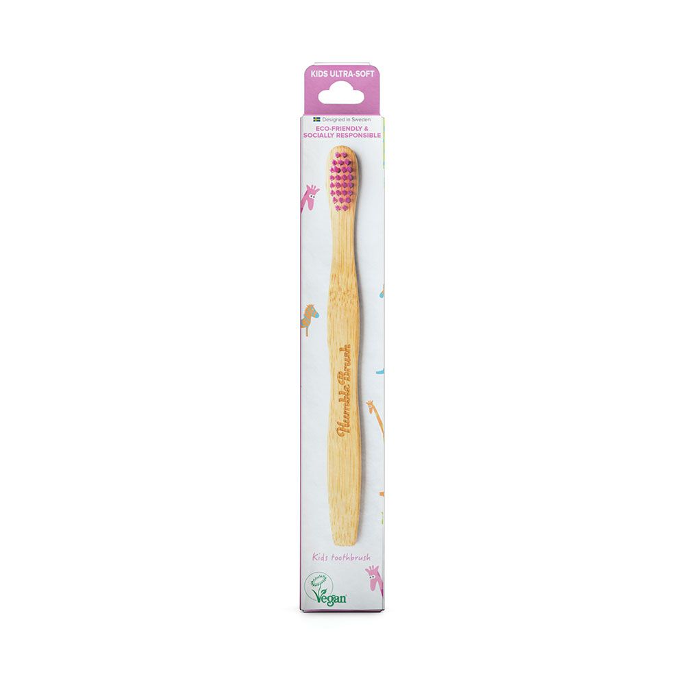 The Humble Co. Humble Brush Kids Purple Ultrasoft Toothbrush 89024US - Easy Pharmacy LLC