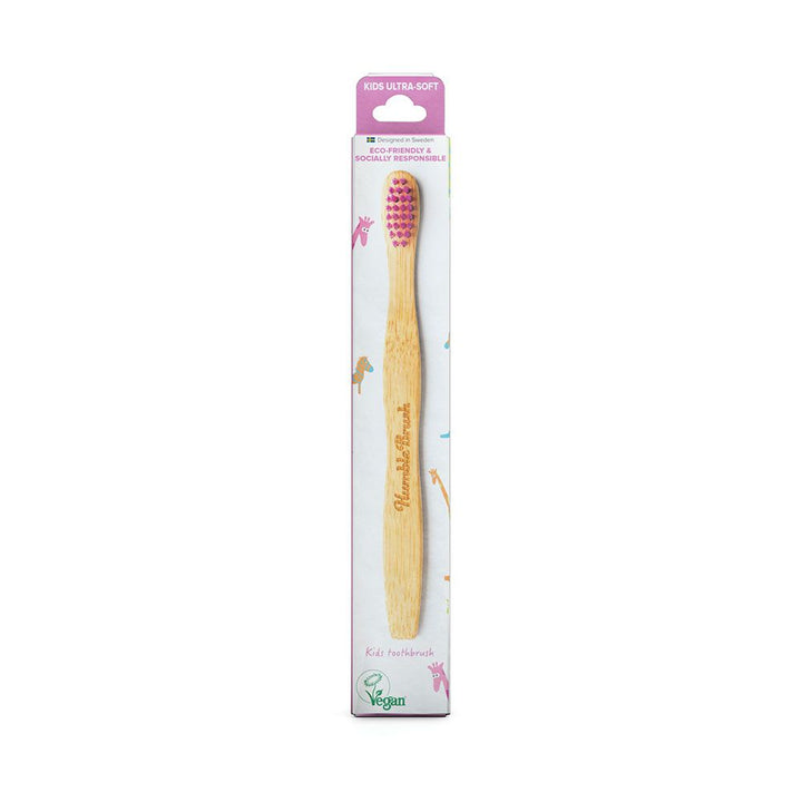 The Humble Co. Humble Brush Kids Purple Ultrasoft Toothbrush 89024US - Easy Pharmacy LLC
