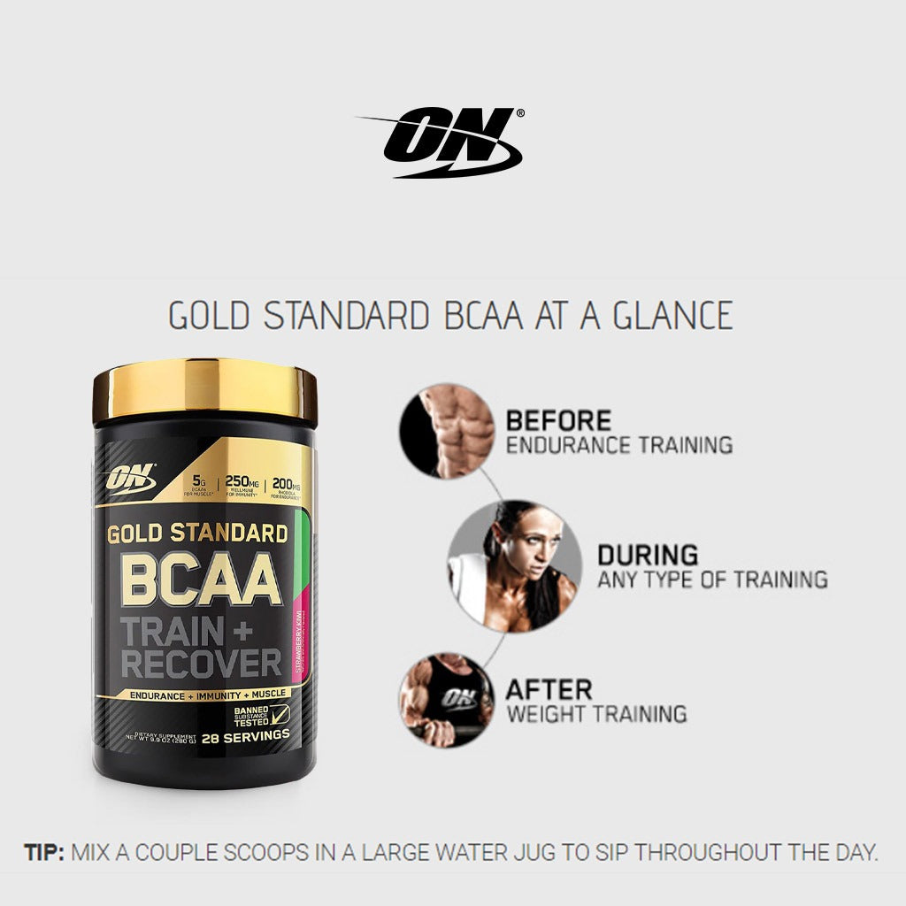 Optimum Nutrition Gold Standard BCAA Strawberry Kiwi 280g - Easy Pharmacy LLC