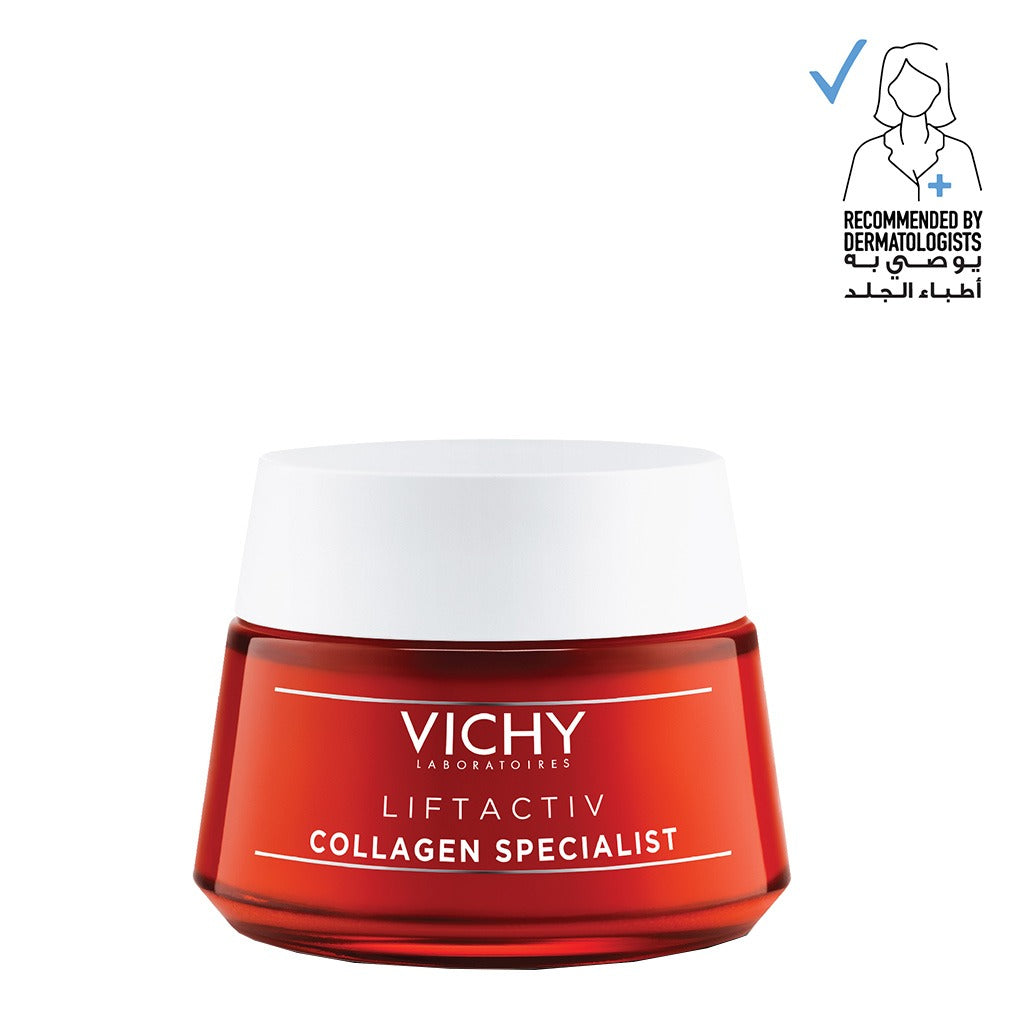 Vichy Liftactiv Collagen Specialist Anti Aging, Anti-Wrinkle Face Moisturizing Day Cream 50ml - Easy Pharmacy LLC