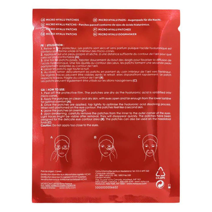 Vichy Liftactiv Micro Hyalu Eye Patch 2's - Easy Pharmacy LLC