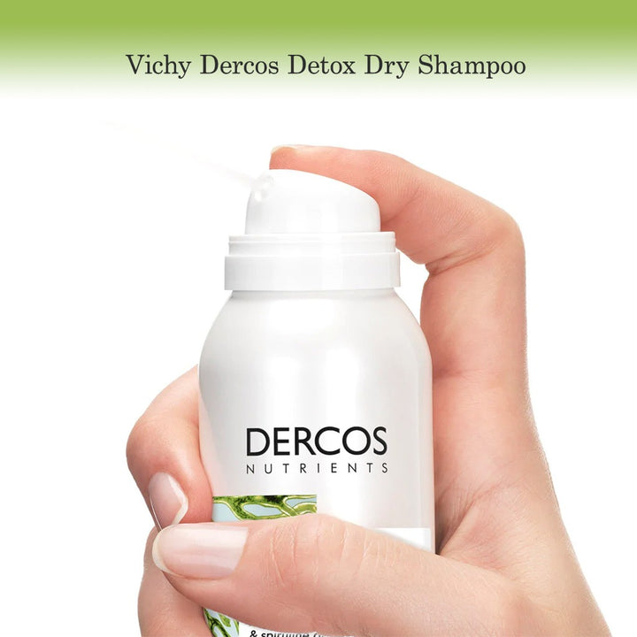 Vichy Dercos Nutrients Detox No Rinse Dry-Shampoo Spray For Oil-Prone Hair & Scalp 150ml - Easy Pharmacy LLC