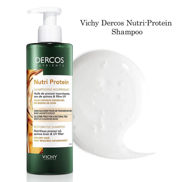 Vichy Dercos Nutri Protein Restorative Shampoo For Dry Hair 250ml - Easy Pharmacy LLC