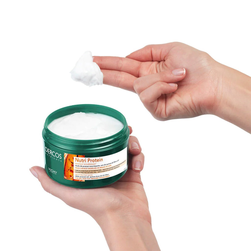 Vichy Dercos Nutrients Protein Hair Mask For Silky Hair 250ml - Easy Pharmacy LLC