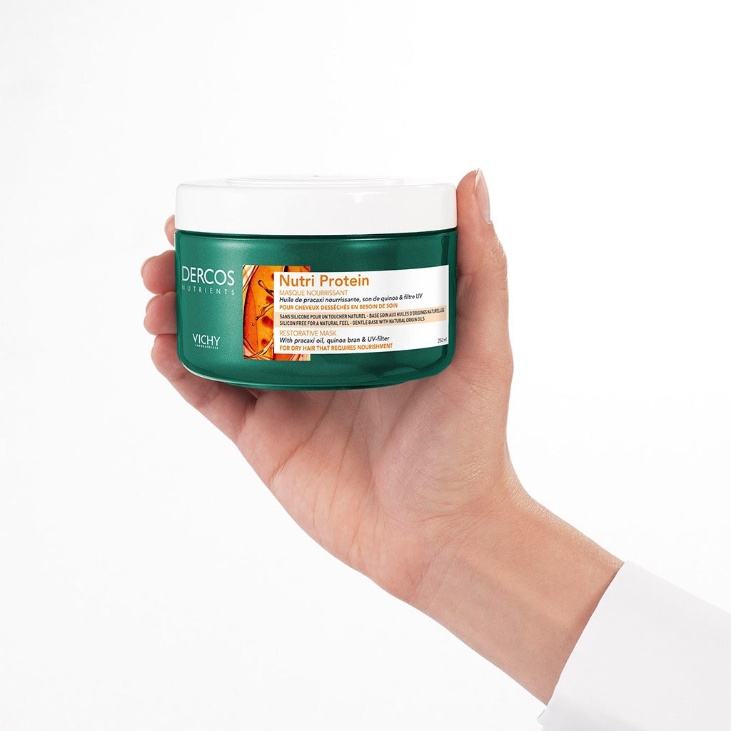 Vichy Dercos Nutrients Protein Hair Mask For Silky Hair 250ml - Easy Pharmacy LLC