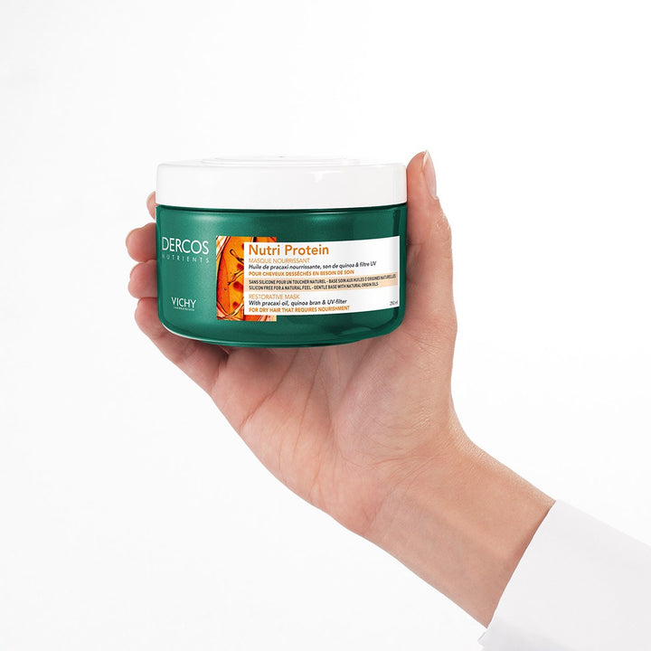 Vichy Dercos Nutrients Protein Hair Mask For Silky Hair 250ml - Easy Pharmacy LLC