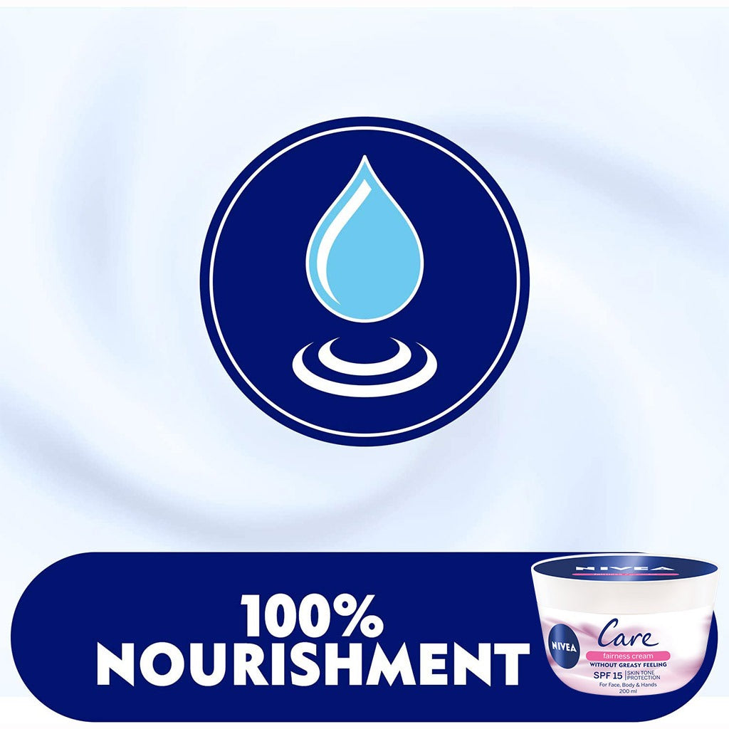 Nivea Care with SPF15 Fairness Cream 200 mL - Easy Pharmacy LLC