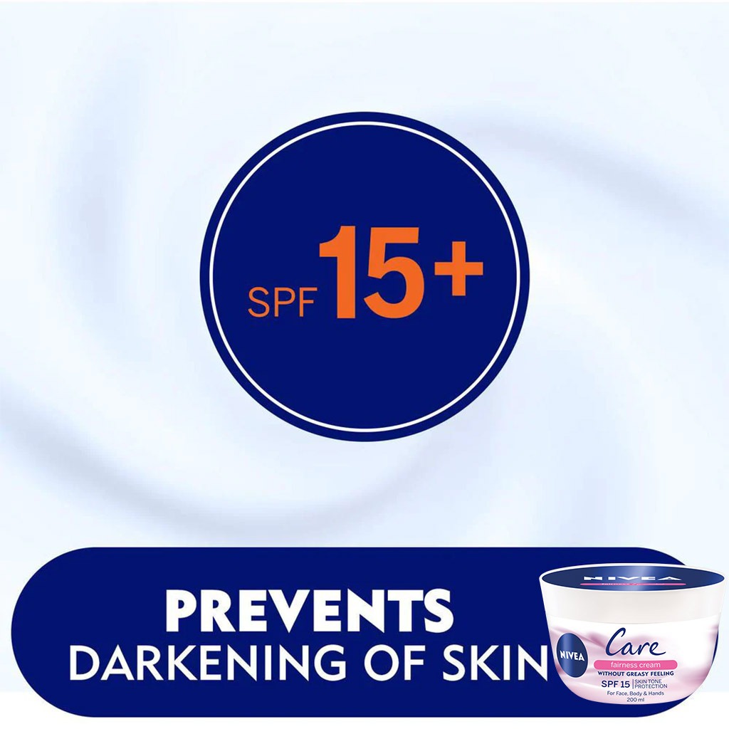 Nivea Care with SPF15 Fairness Cream 200 mL - Easy Pharmacy LLC