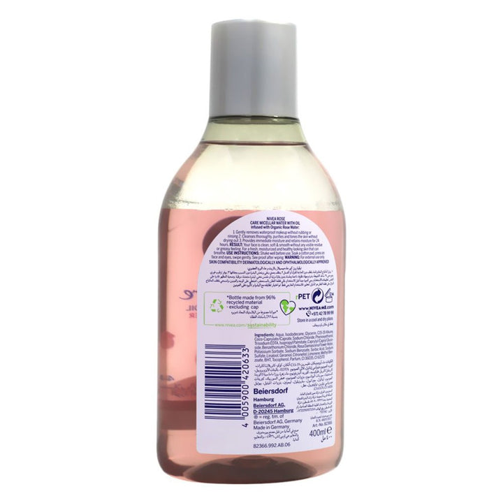 Nivea Rose Care Organic Micellar Water 400 mL - Easy Pharmacy LLC