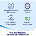 Nivea Frangipani and Oil Shower Gel 250 mL