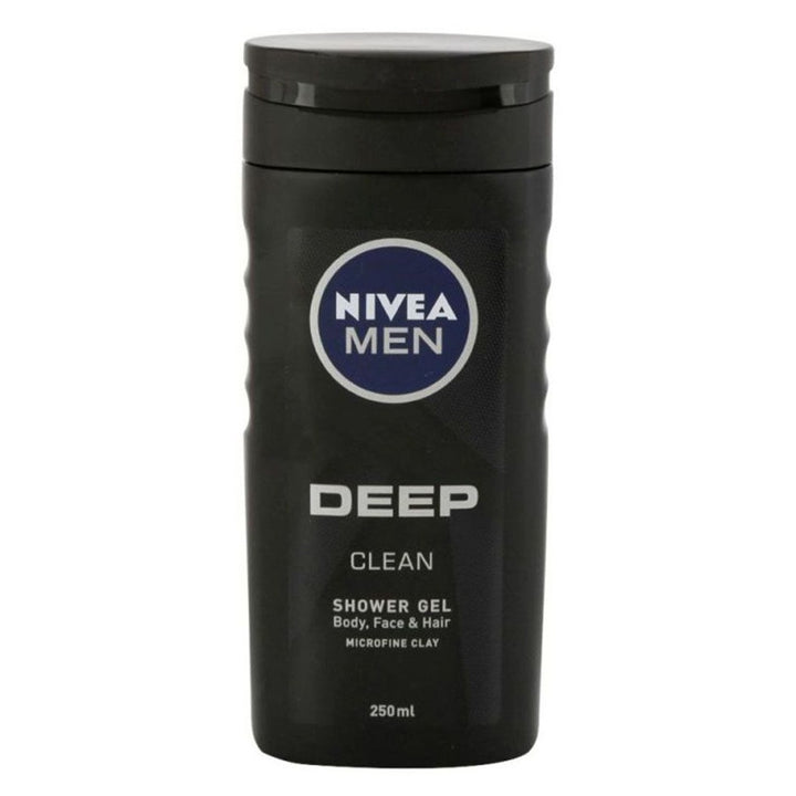 Nivea Men Deep Clean Shower Gel 250 mL - Easy Pharmacy LLC