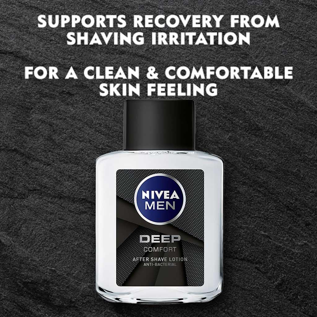 Nivea Men Deep Comfort After Shave Lotion 100 mL - Easy Pharmacy LLC