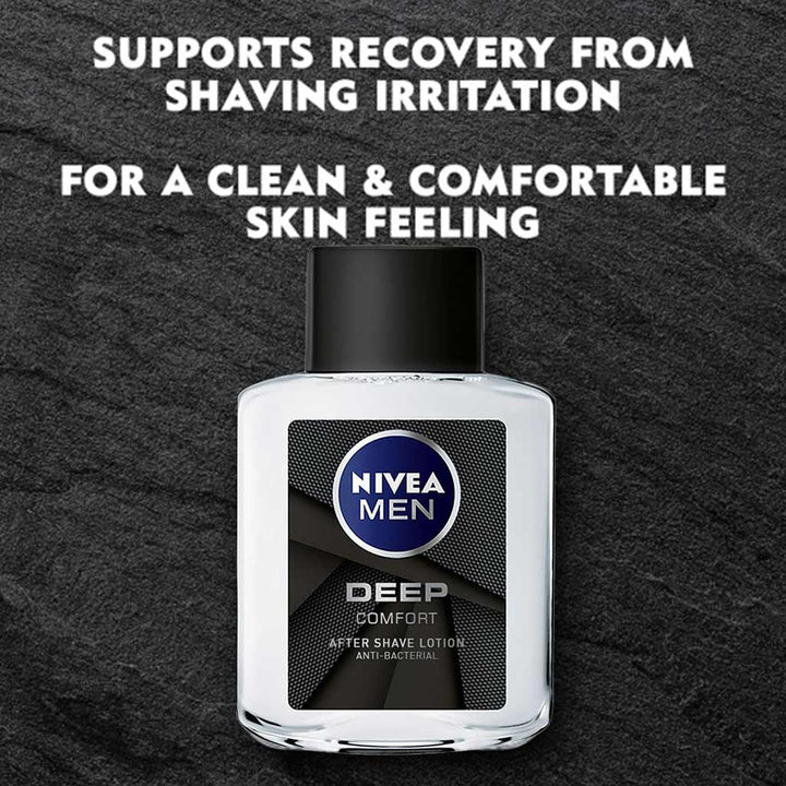 Nivea Men Deep Comfort After Shave Lotion 100 mL - Easy Pharmacy LLC