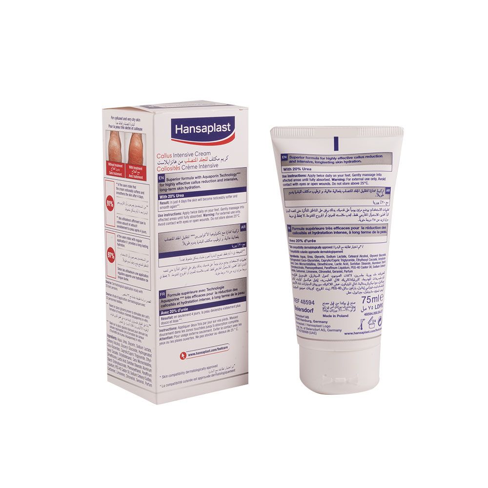 Hansaplast Callus Intensive Foot Cream 75 mL - Easy Pharmacy LLC