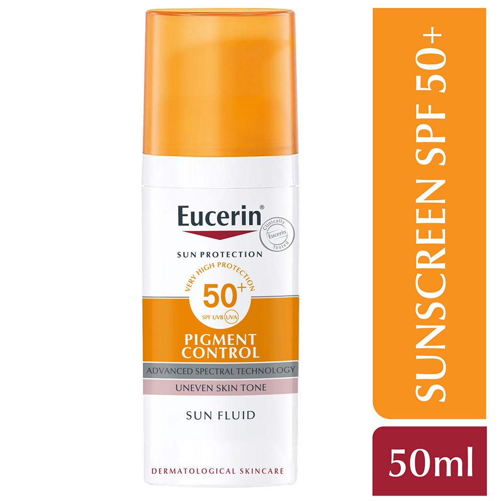 Eucerin Sun Pigment Control Sunscreen SPF50+ Sun Fluid For Uneven Skin Tone 50ml - Easy Pharmacy LLC