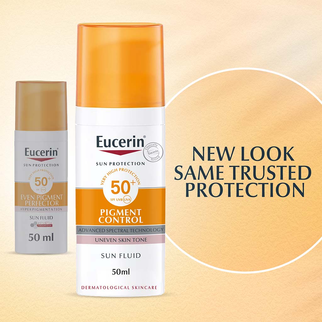 Eucerin Sun Pigment Control Sunscreen SPF50+ Sun Fluid For Uneven Skin Tone 50ml - Easy Pharmacy LLC