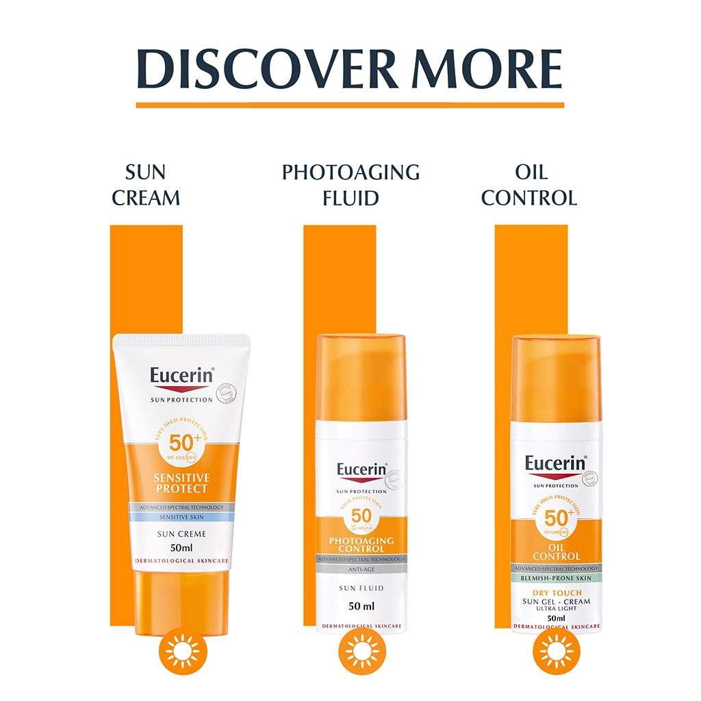 Eucerin Sun Pigment Control Sunscreen SPF50+ Sun Fluid For Uneven Skin Tone 50ml - Easy Pharmacy LLC