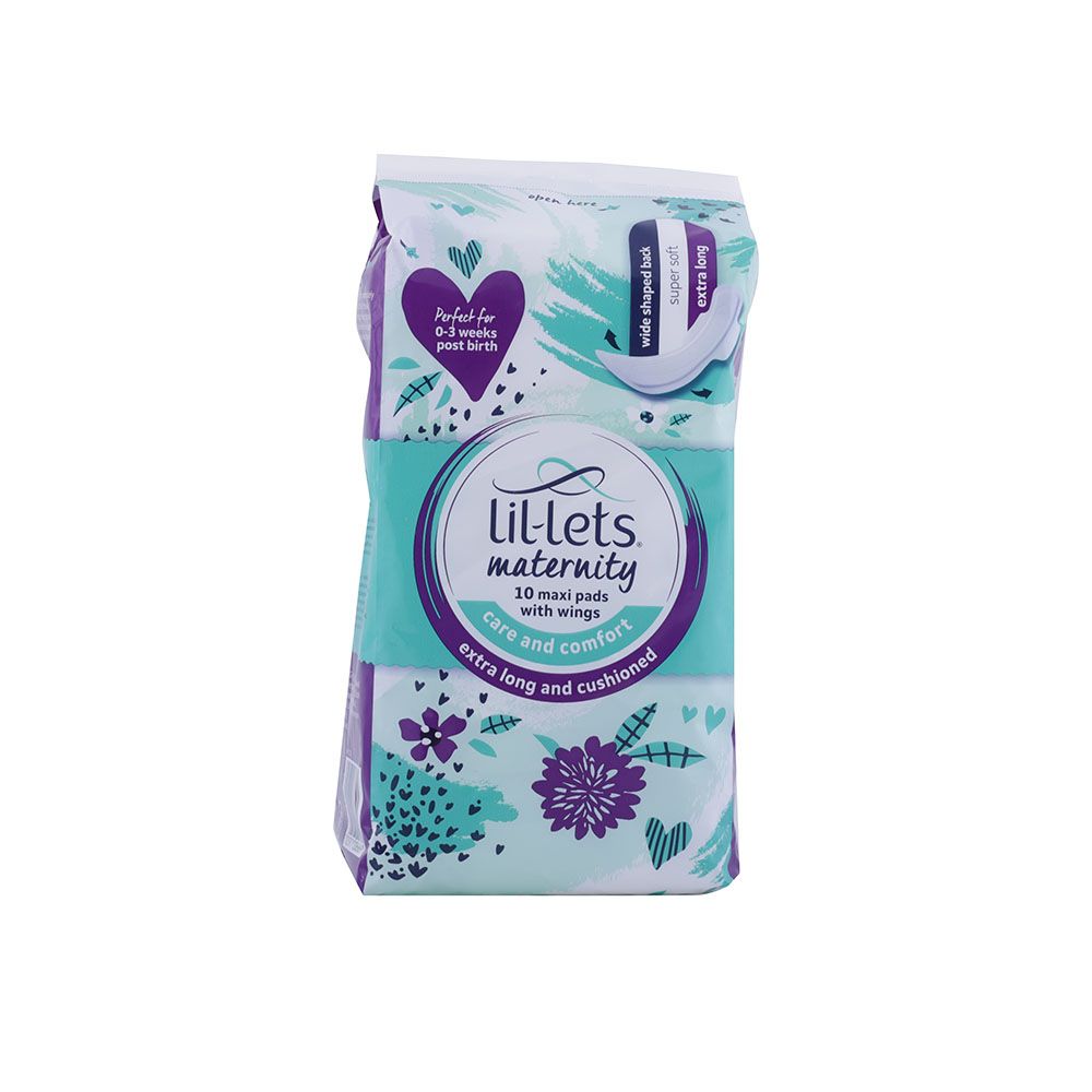 Lil-lets Maternity Maxi Pads 10's - Easy Pharmacy LLC