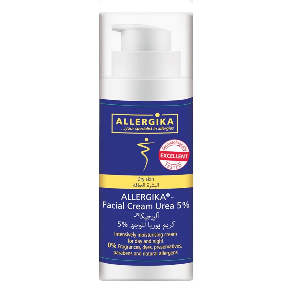 Allergika Urea 5% Facial Cream 50 mL - Easy Pharmacy LLC