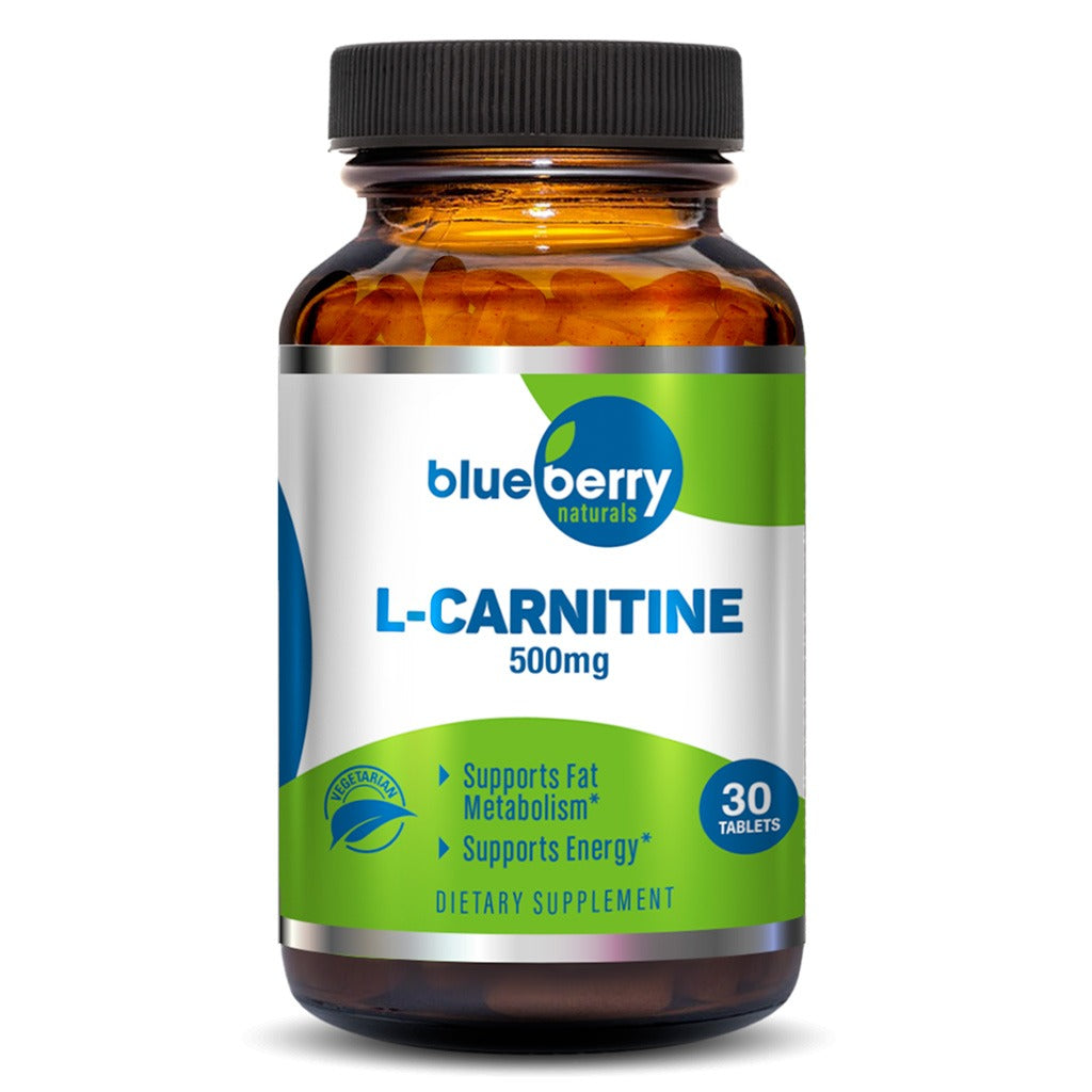 Blueberry Naturals L-Carnitine 500 mg Tablet 30's - Easy Pharmacy LLC