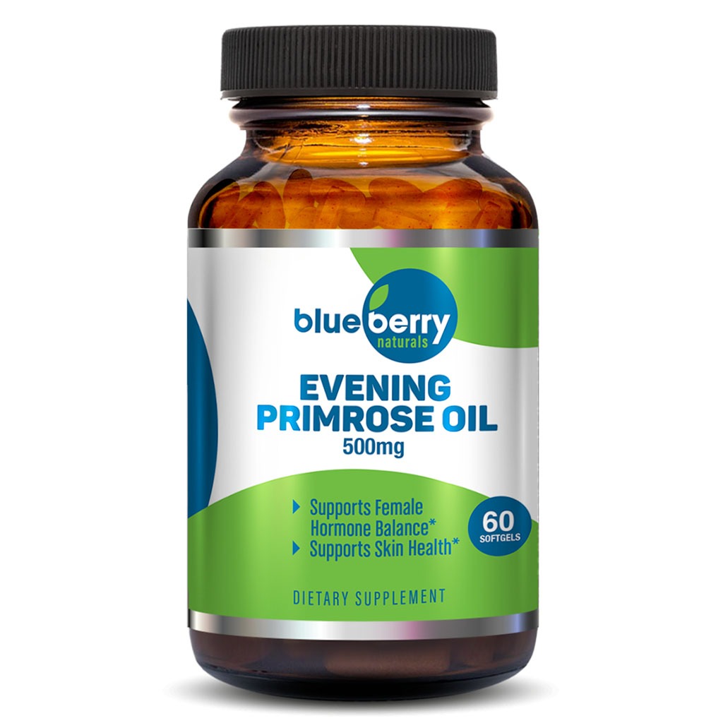 Blueberry Naturals Evening Primrose Oil 500 mg Softgel 60's - Easy Pharmacy LLC