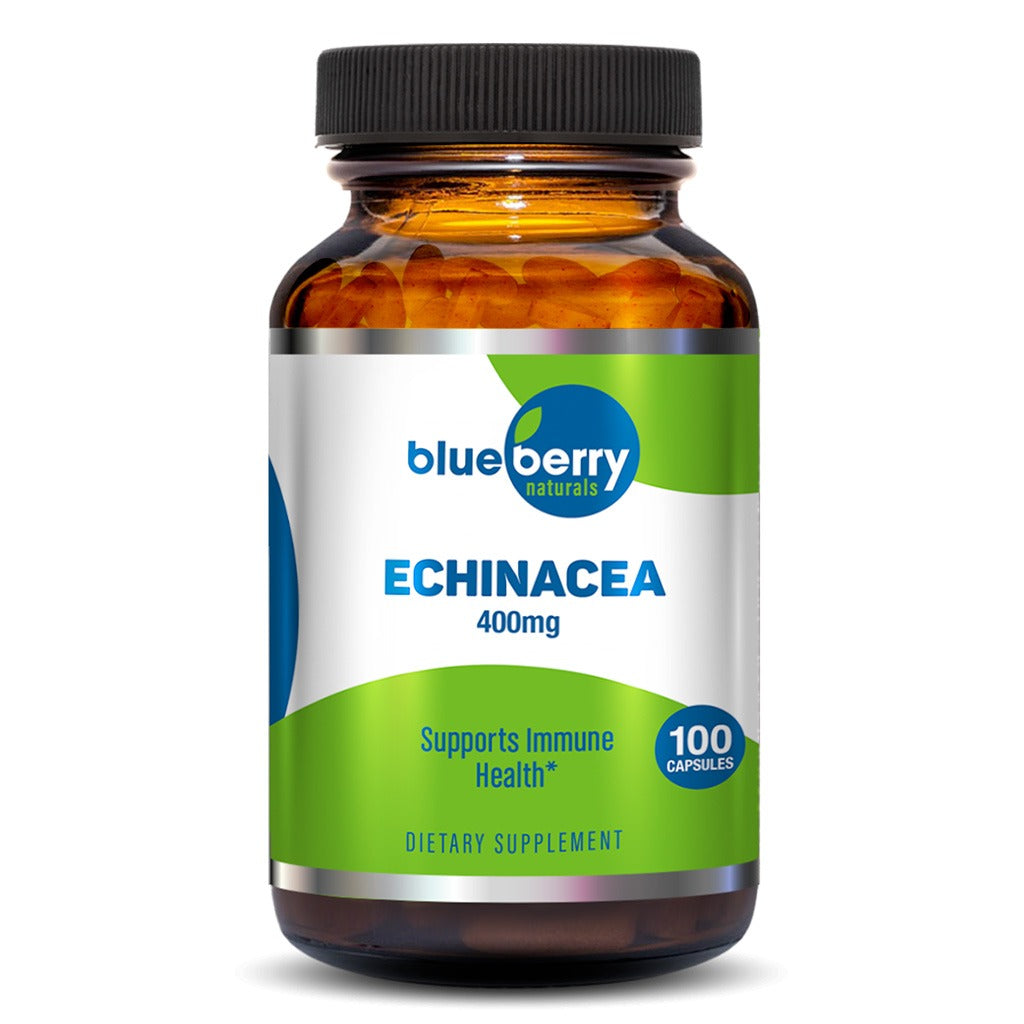 Blueberry Naturals Echinacea 400 mg Capsules 100's - Easy Pharmacy LLC
