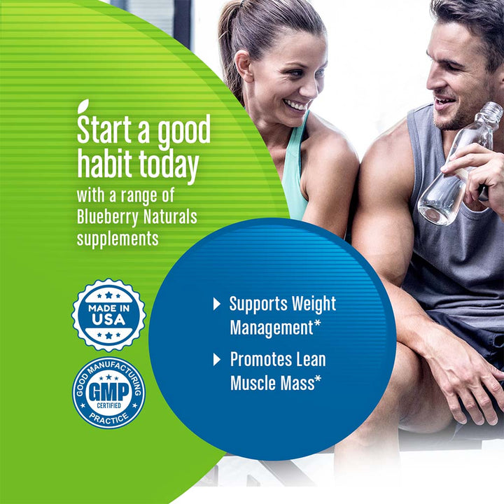 Blueberry Naturals CLA 1000mg Softgels For Weight Management, Pack of 90's - Easy Pharmacy LLC
