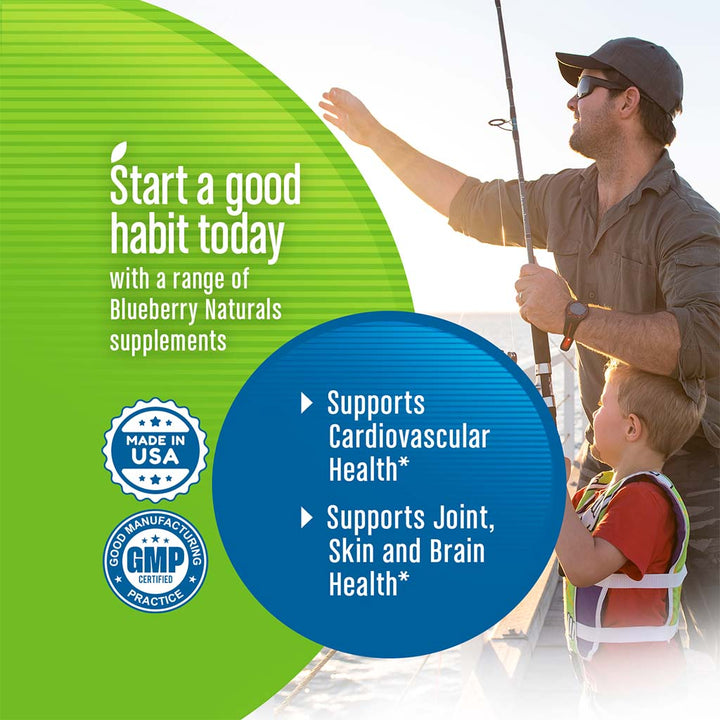Blueberry Naturals Omega 3-6-9 Softgels 60's - Easy Pharmacy LLC