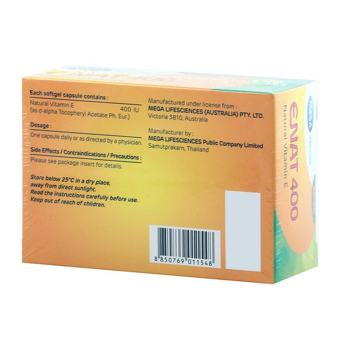 Enat 400 IU Capsules 30's - Easy Pharmacy LLC