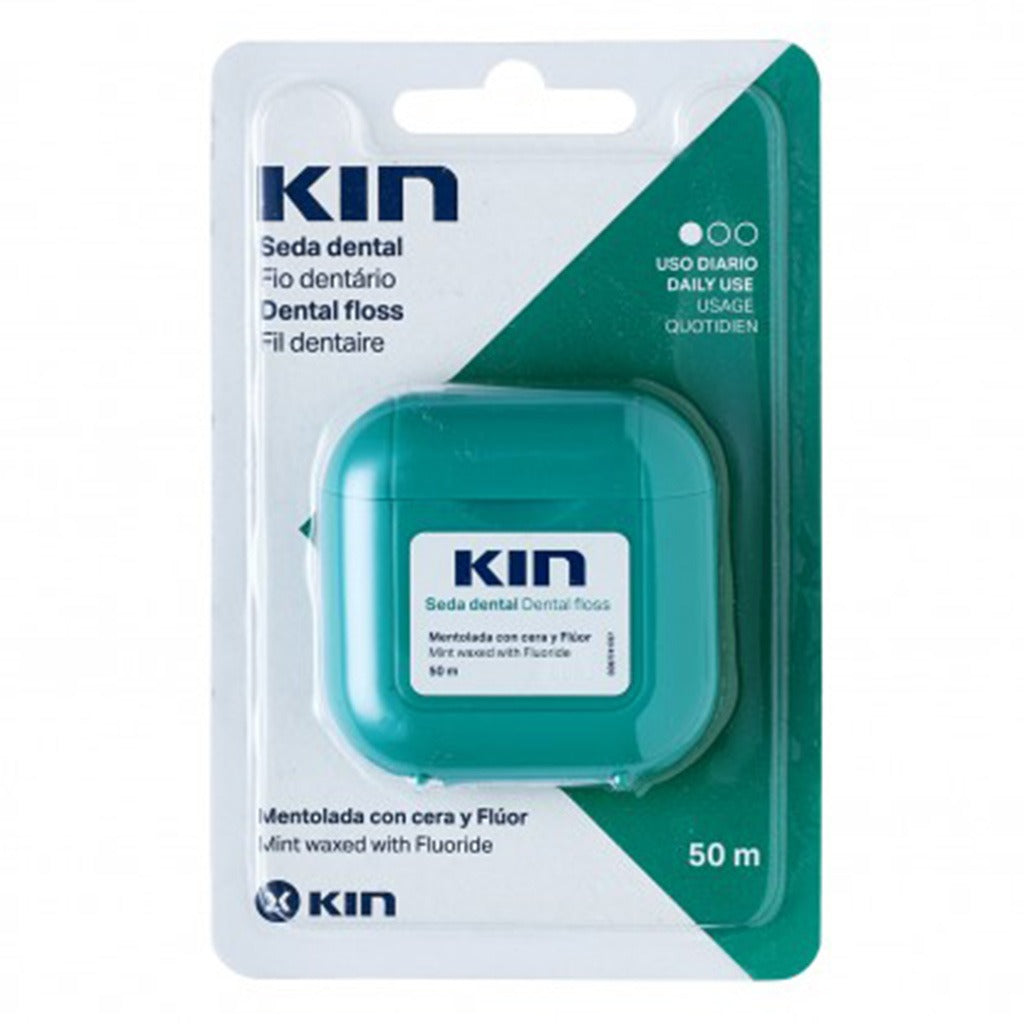 Kin Mint Waxed Dental Floss with Fluoride 50 m 1's 3014 - Easy Pharmacy LLC