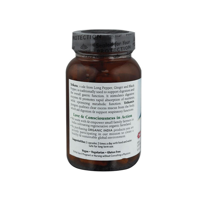 Organic India Trikatu Vegetable Capsules 90's - Easy Pharmacy LLC