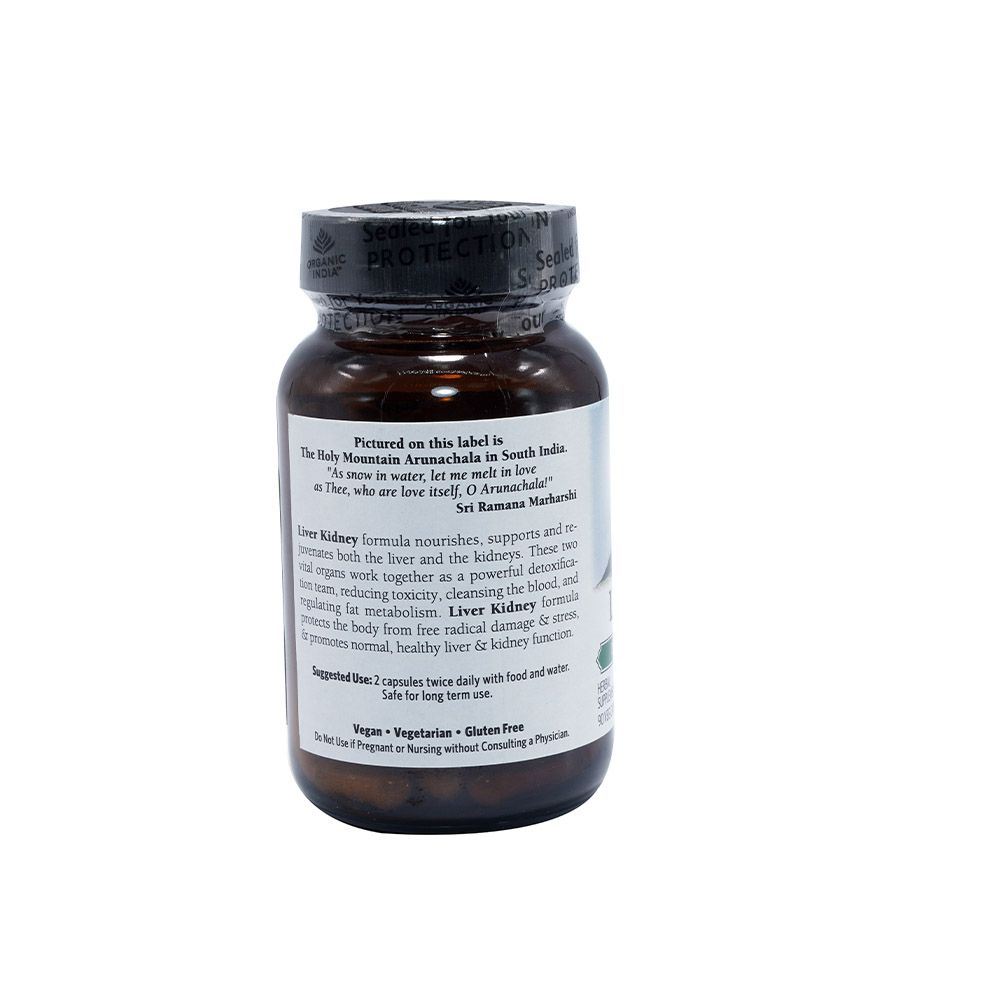 Organic India Liver Kidney Vegetable Capsules 90's - Easy Pharmacy LLC