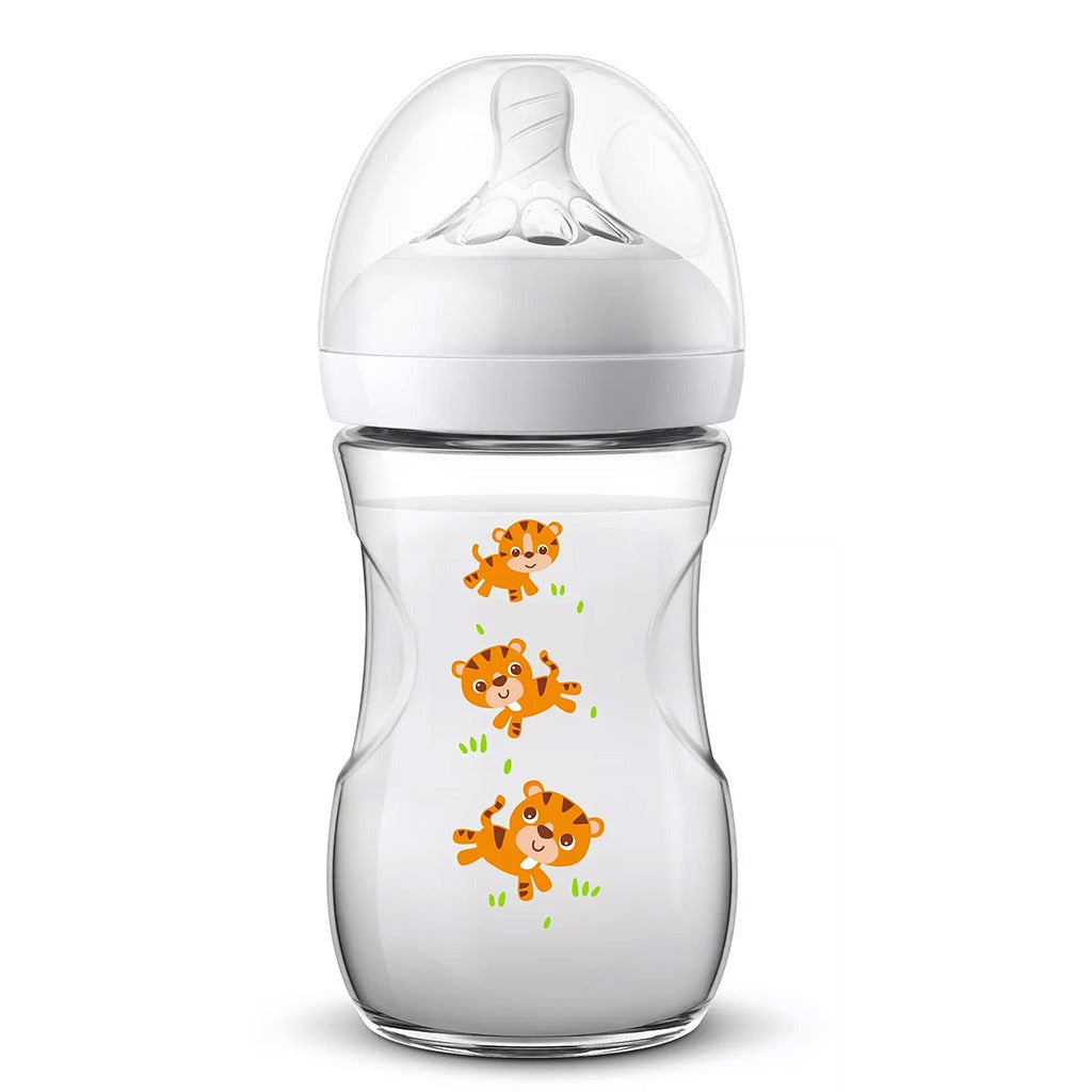 Philips Avent Natural 2.0 Baby Feeding Bottle Tiger 260ml Pack of 1's - SCF070/20 - Easy Pharmacy LLC
