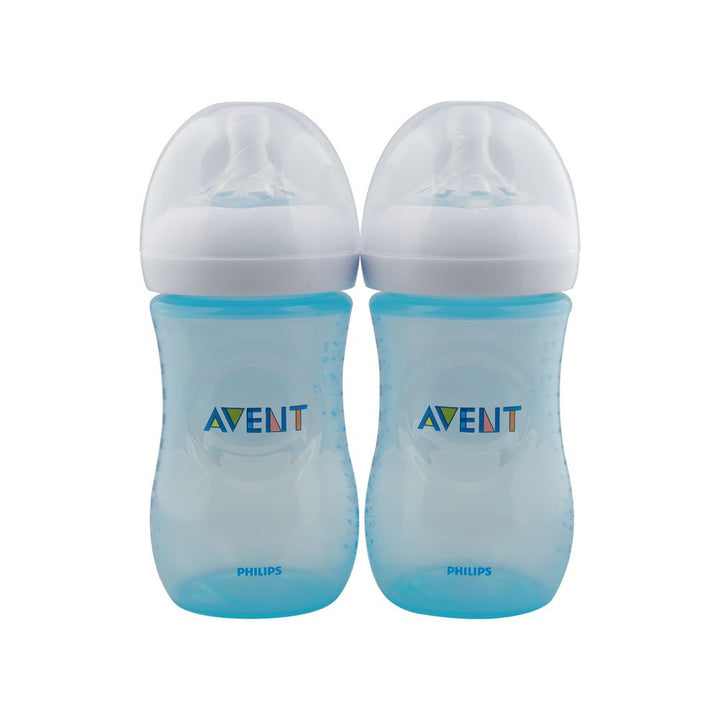 Philips Avent Natural 2.0 Bottle Blue 260 mL 2's SCF035/27 - Easy Pharmacy LLC