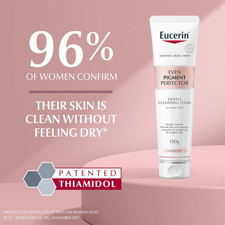 Eucerin Even Pigment Perfector Facial Cleansing Foam For Even Skin Tone 150g - Easy Pharmacy LLC