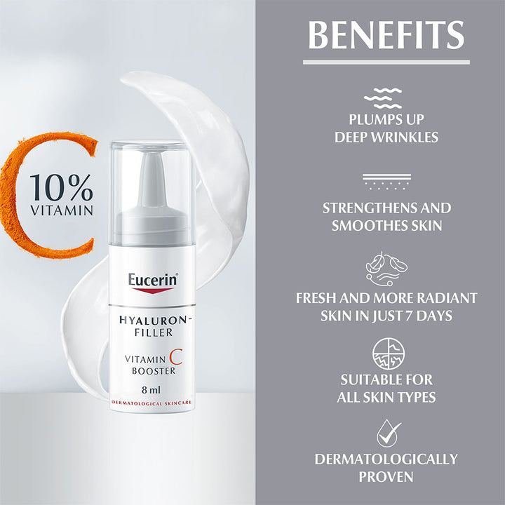 Eucerin Hyaluron-Filler Vitamin C Anti-Aging Booster Serum 8ml - Easy Pharmacy LLC