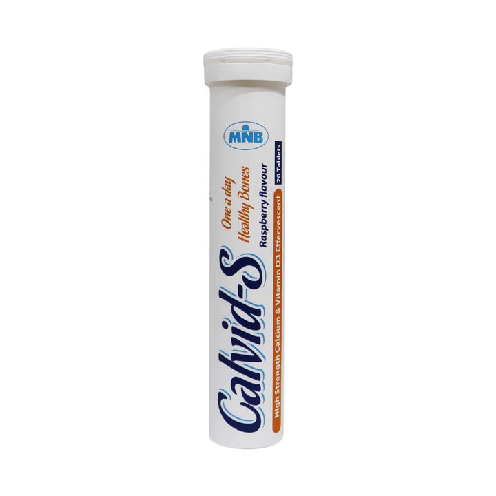 Calvid S Calcium and Vitamin D3 Effervescent Tablets 20's - Easy Pharmacy LLC