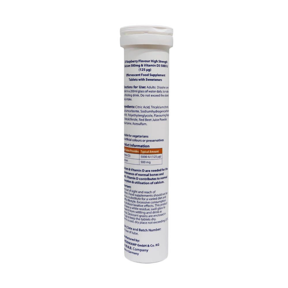 Calvid S Calcium and Vitamin D3 Effervescent Tablets 20's - Easy Pharmacy LLC