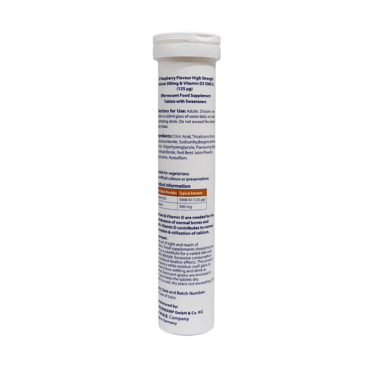 Calvid S Calcium and Vitamin D3 Effervescent Tablets 20's - Easy Pharmacy LLC