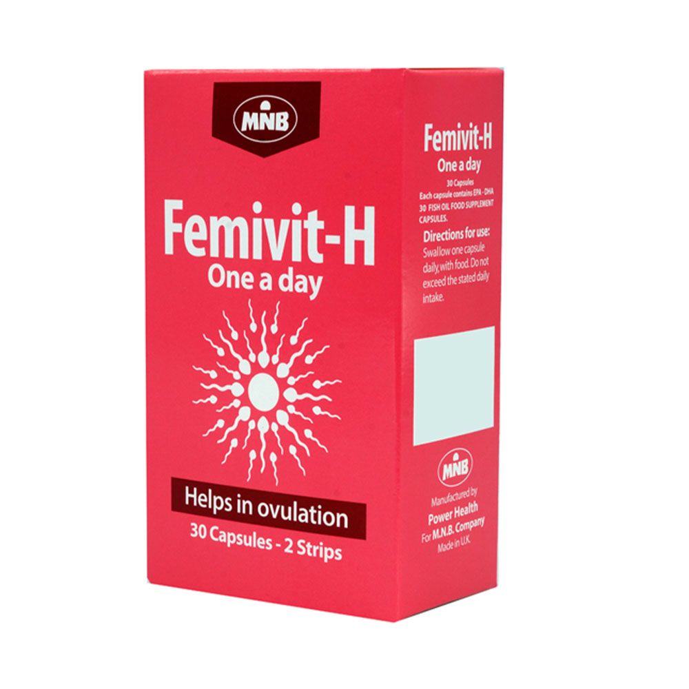 Femivit-H One A Day Fish Oil Women's Supplement Capsules, Pack of 30's - Easy Pharmacy LLC