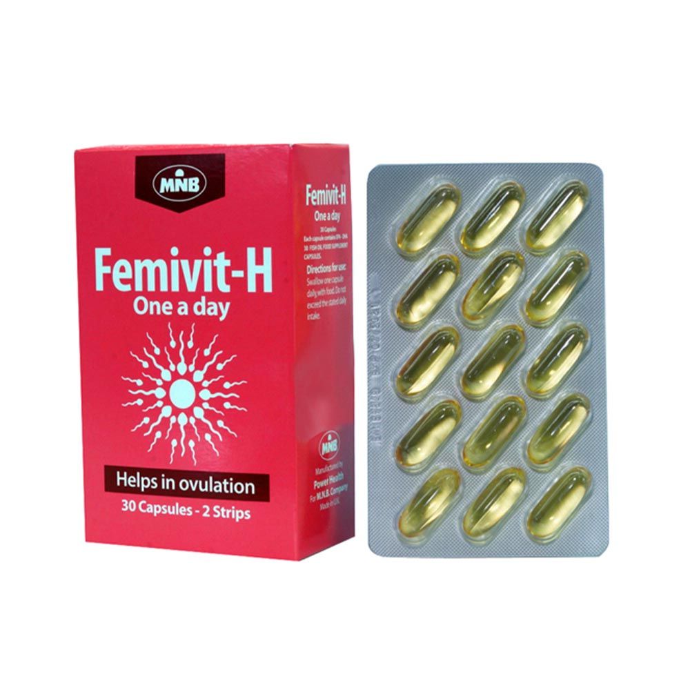 Femivit-H One A Day Fish Oil Women's Supplement Capsules, Pack of 30's - Easy Pharmacy LLC