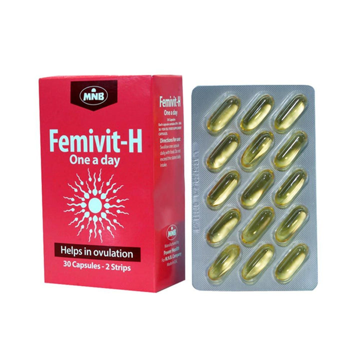 Femivit-H One A Day Fish Oil Women's Supplement Capsules, Pack of 30's - Easy Pharmacy LLC