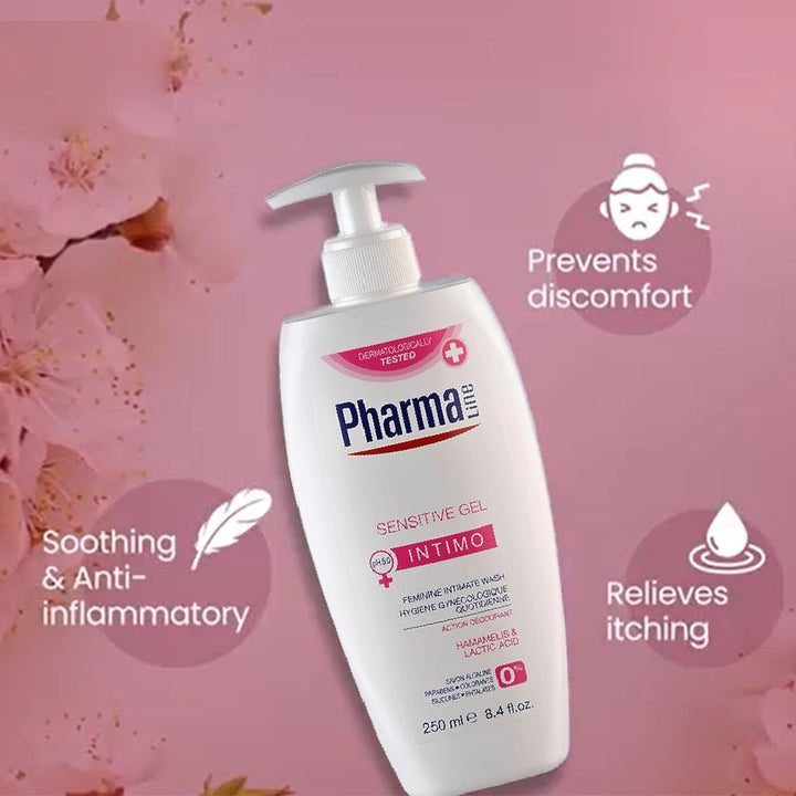 PharmaLine Sensitive Feminine Intimate Wash 250 mL - Easy Pharmacy LLC