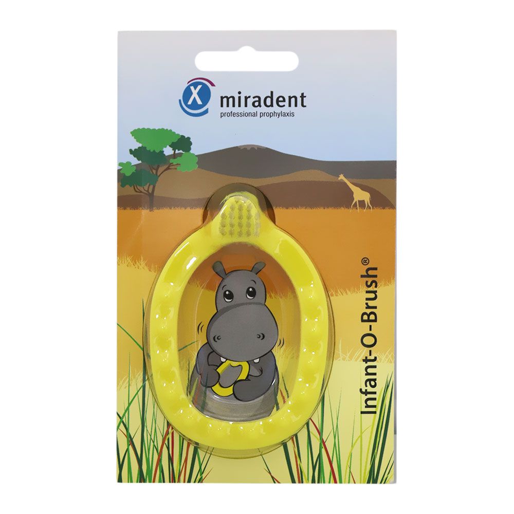 Miradent Infant-O-Brush Learner's Yellow Toothbrush 605617 - Easy Pharmacy LLC
