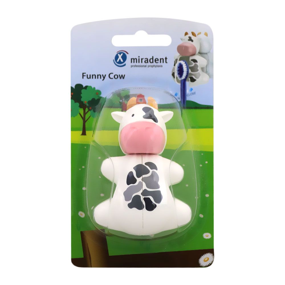 Miradent Funny Cow Toothbrush Holder 630099 - Easy Pharmacy LLC
