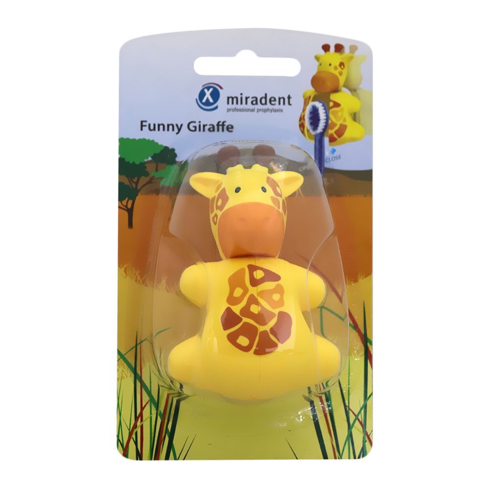 Miradent Funny Giraffe Toothbrush Holder 630220 - Easy Pharmacy LLC